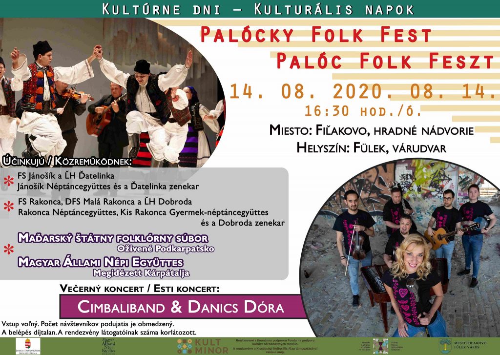 Palóc Folk Feszt – Jánošík Néptáncegyüttes és a Ďatelinka zenekar Füleken