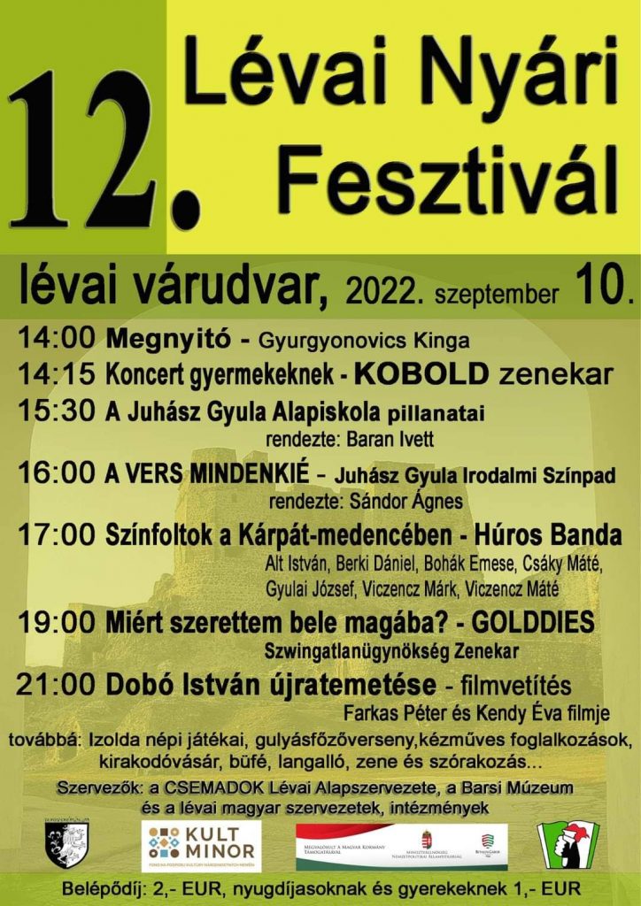12. Lévai Nyári Fesztivál