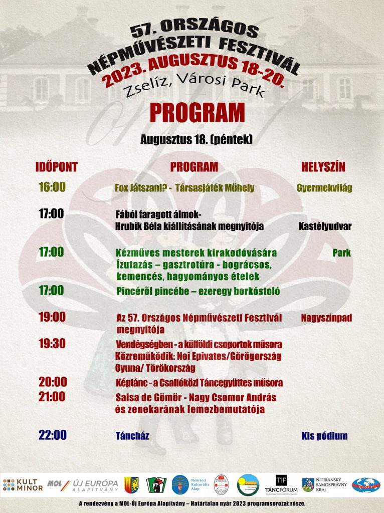 Országos Népművészeti Fesztivál – Zselíz
