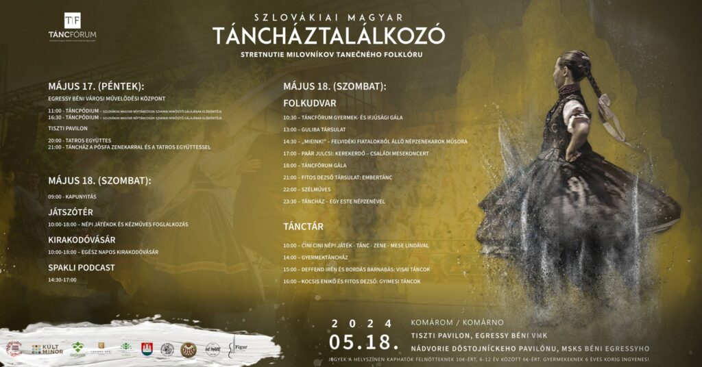 Szlovákiai Magyar Táncháztalálkozó – teljes program