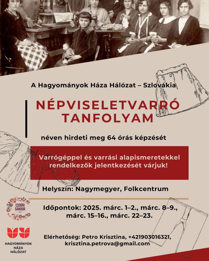 Népviseletvarró tanfolyam