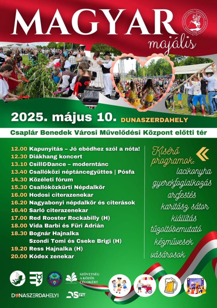 A Csallóközi Táncegyüttes és a Pósfa a Magyar Majálison