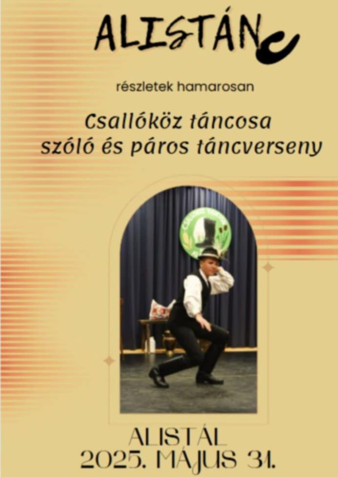 Alistánc – Csallóköz táncosa szóló és páros táncverseny