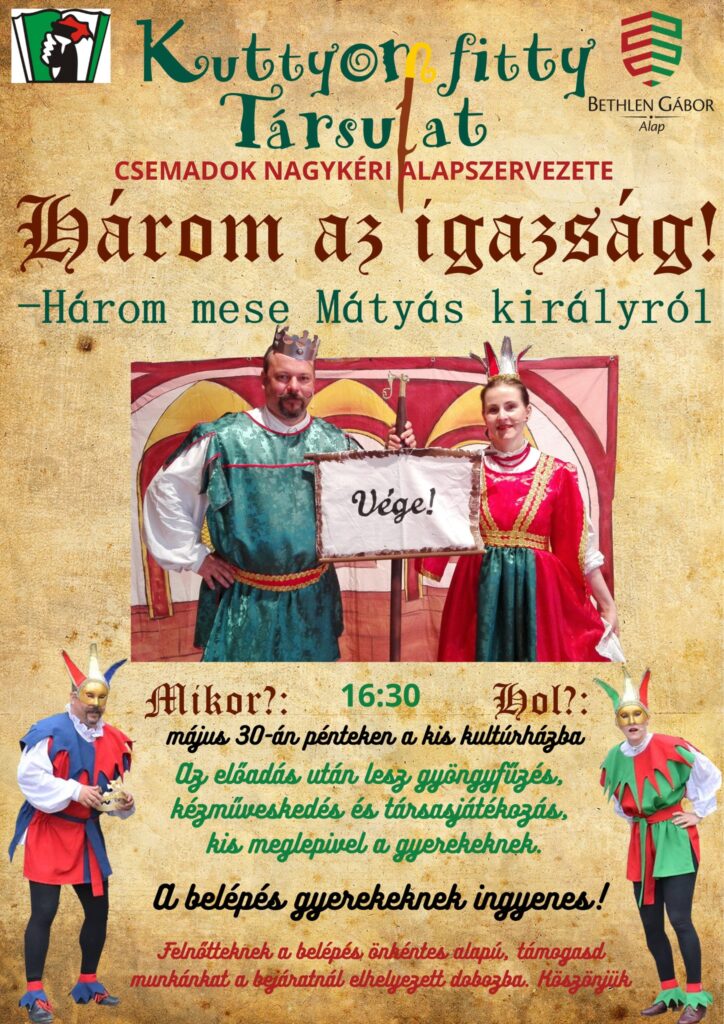 Kuttyomfitty Társulat: Három az igazság c. előadása