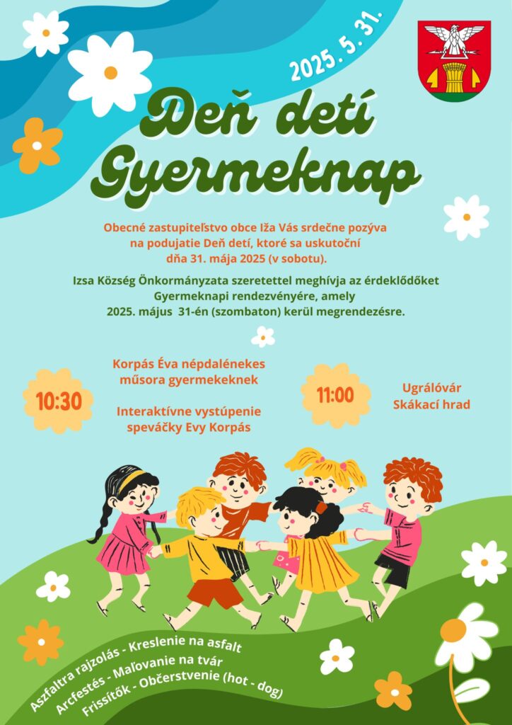 Korpás Éva műsora az izsai gyermeknapon