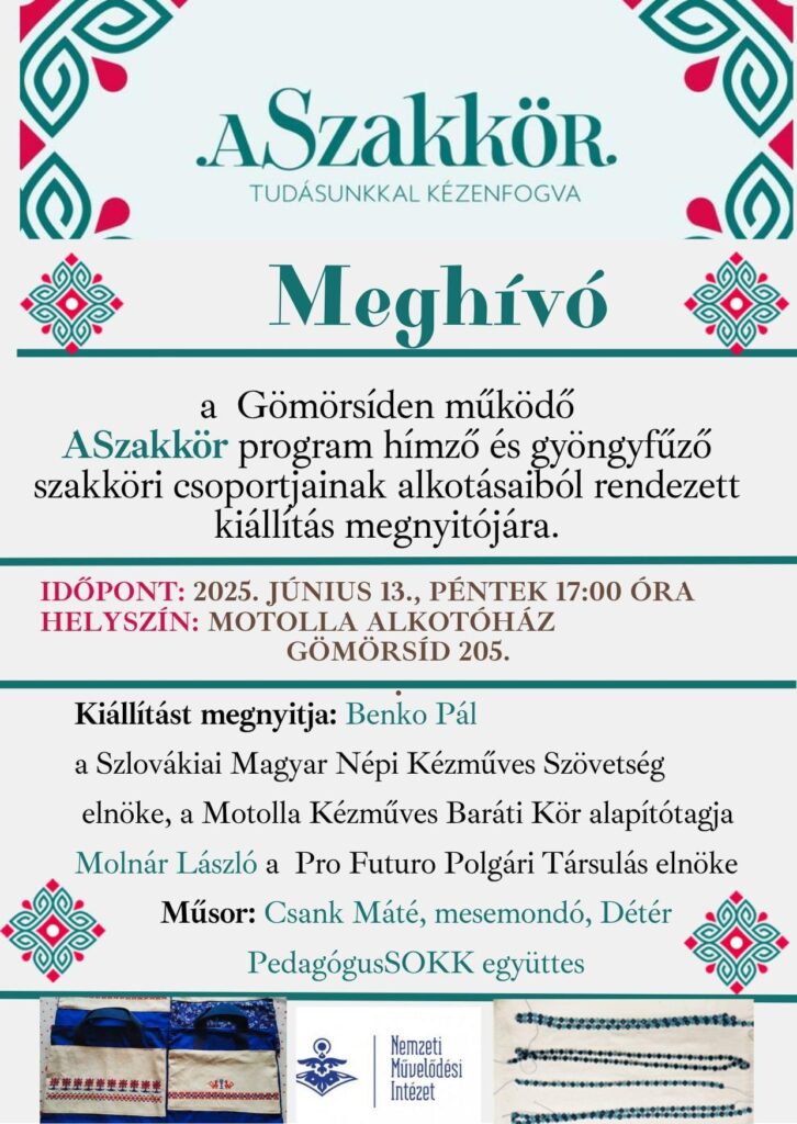 ASzakkör kiállítás megnyitója
