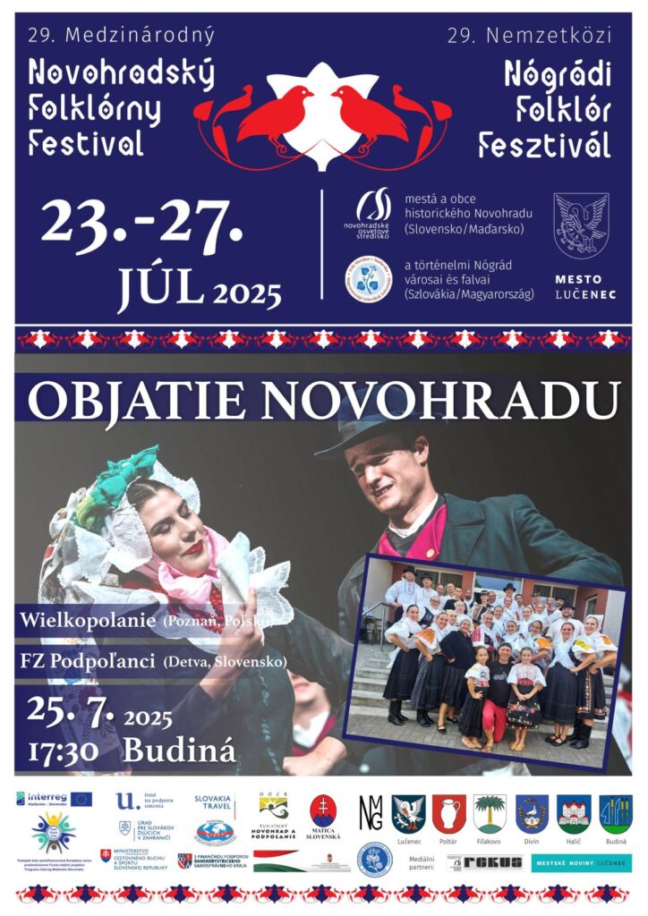 29. Nemzetközi Nógrádi Folklór Fesztivál budaszállási (Budín) programja