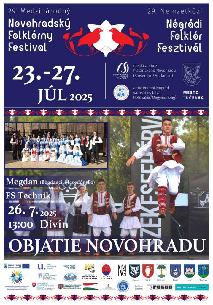 29. Nemzetközi Nógrádi Folklór Fesztivál divényi (Divín) programja