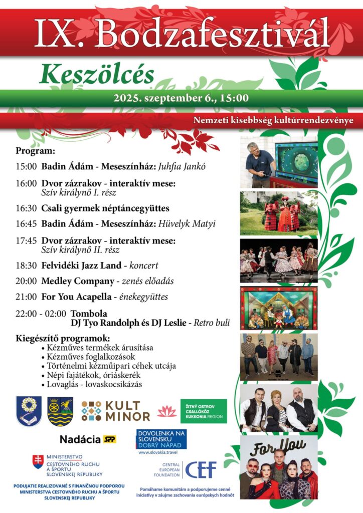 A IX. Bodzafesztivál népművészeti programjai
