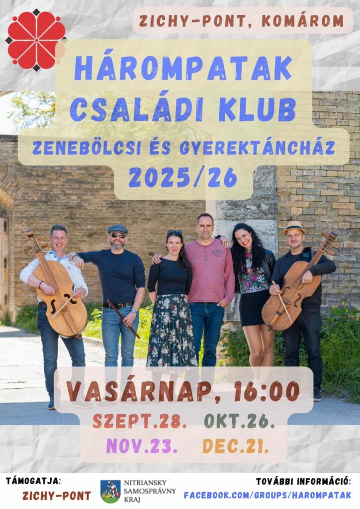 Hárompatak Családi Klub – zenebölcsi és gyerektáncház