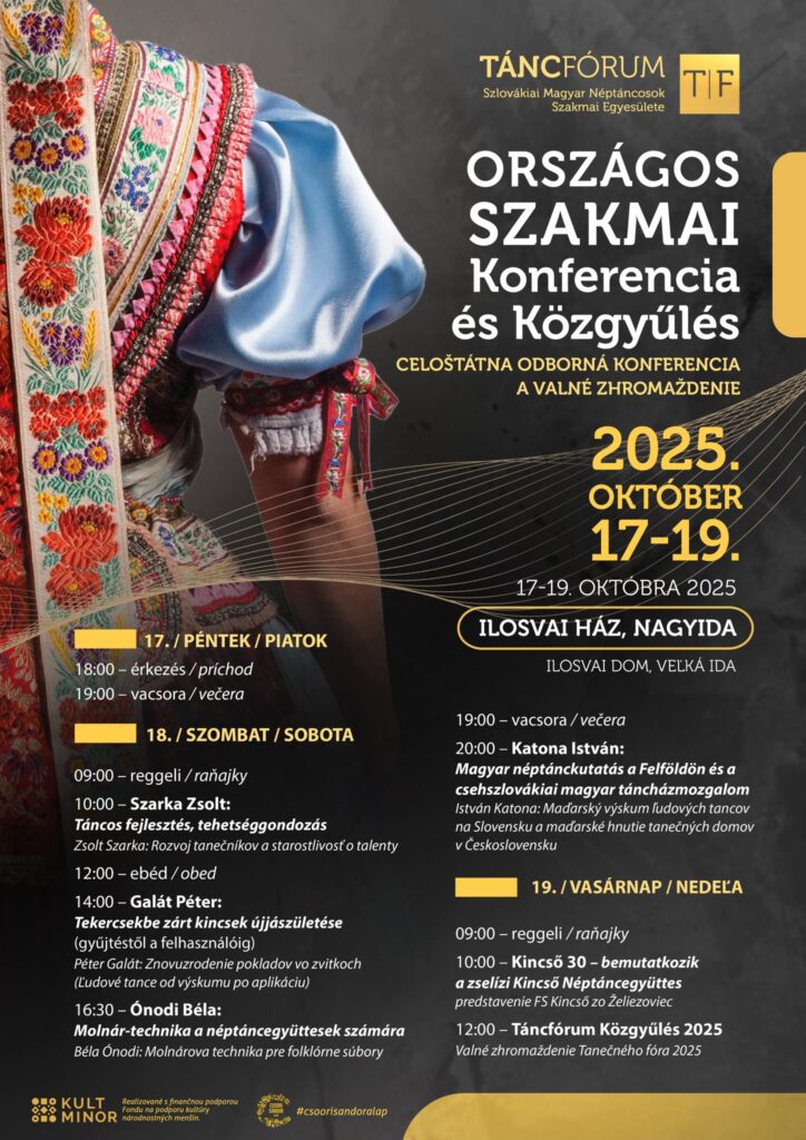 Táncfórum Országos Szakmai Konferencia és Közgyűlés 2025