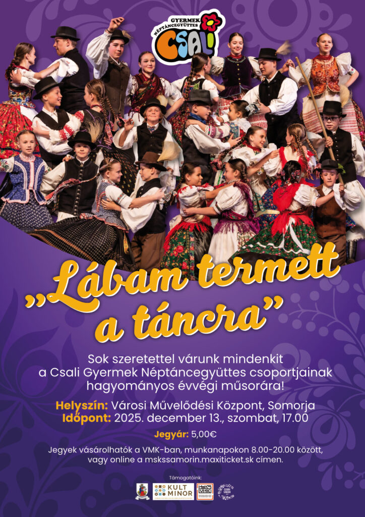 Lábam termett a táncra… A Csali Gyermek Néptáncegyüttes évvégi műsora