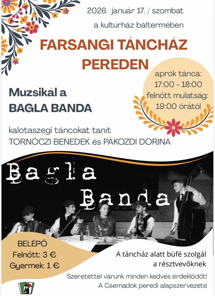 Farsangi táncház a Bagla Bandával