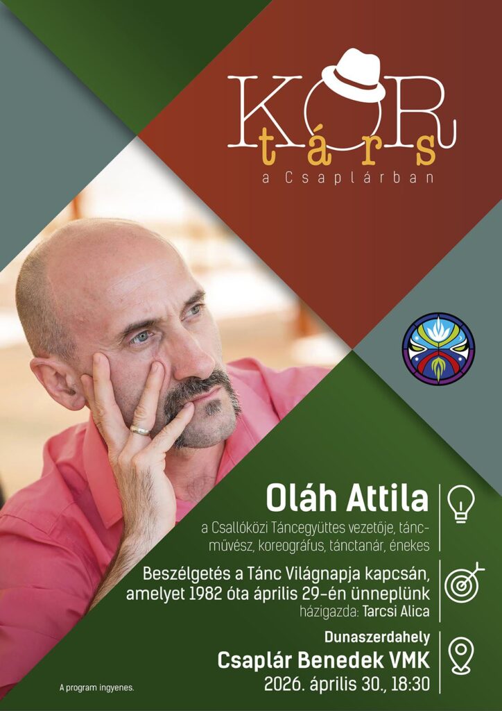 KORtárs a Csaplárban: Oláh Attila, beszélgetés a Tánc Világnapja kapcsán