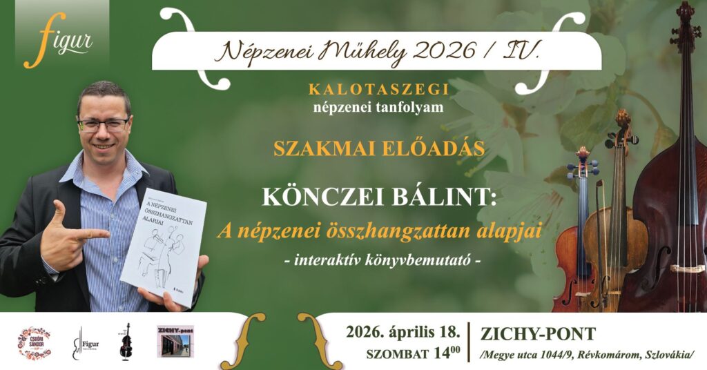 Könczei Bálint: A népzenei összhangzattan alapjai – interaktív könyvbemutató