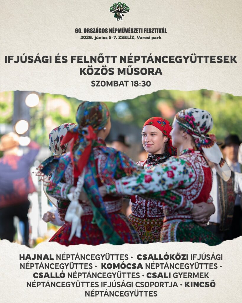 Ifjúsági és felnőtt néptáncegyüttesek közös műsora