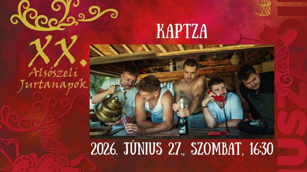 Kaptza zenekar koncertje az Alsószeli Jurtanapokon