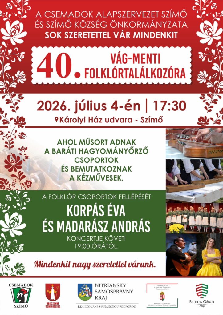 40. Vág-menti Folklórtalálkozó