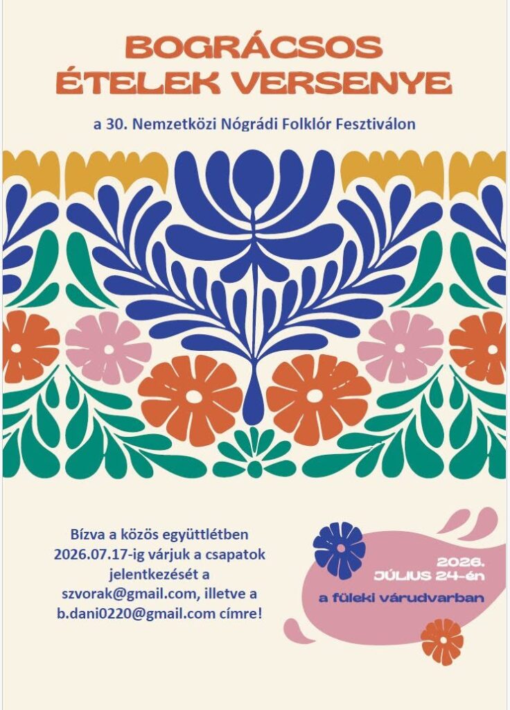 Nógrádi Folklórfesztivál füleki programja