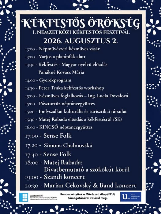 I. Nemzetközi Kékfestő Fesztivál