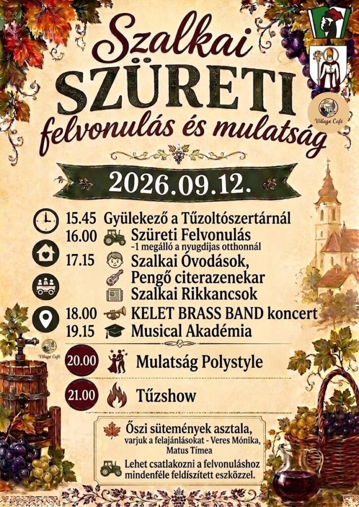 Szalkai szüreti felvonulás és mulatság