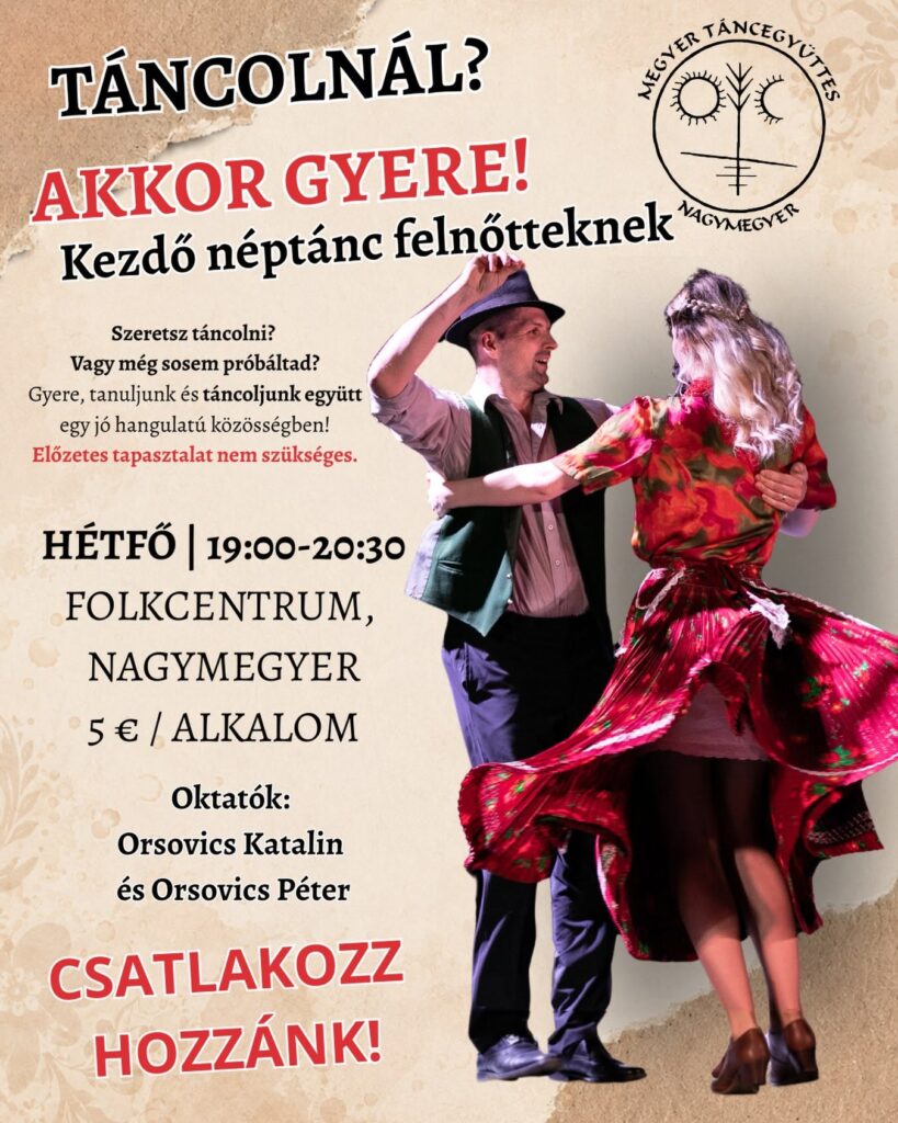 Kezdő néptánc felnőtteknek