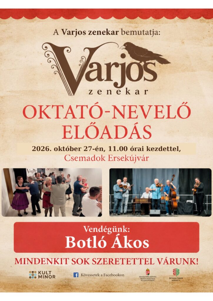 Varjos zenekar – oktató-nevelő előadás