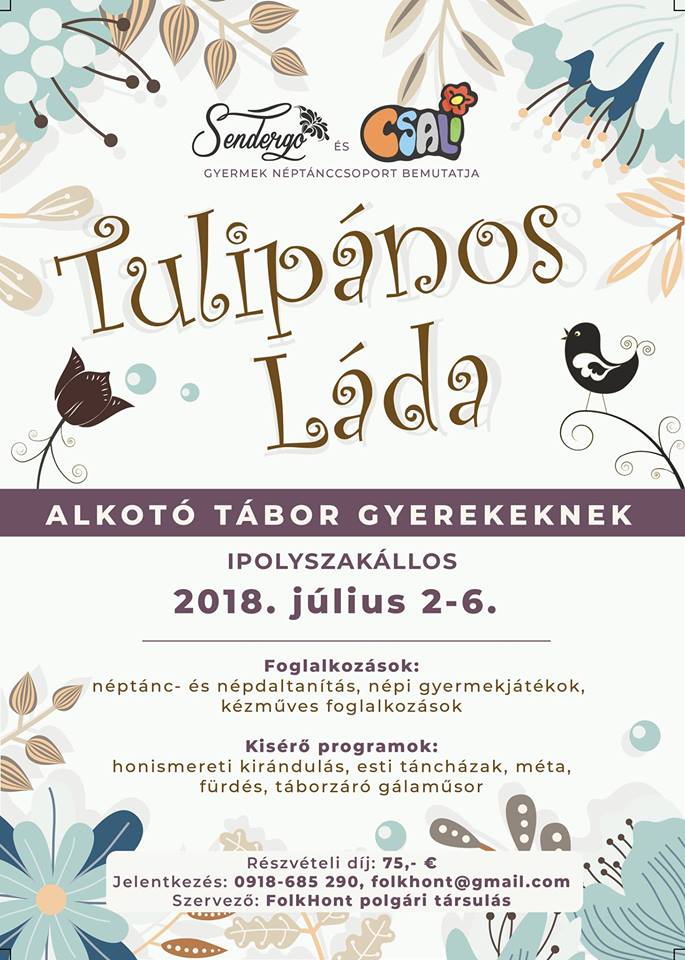 Tulipános Láda – alkotó tábor gyerekeknek